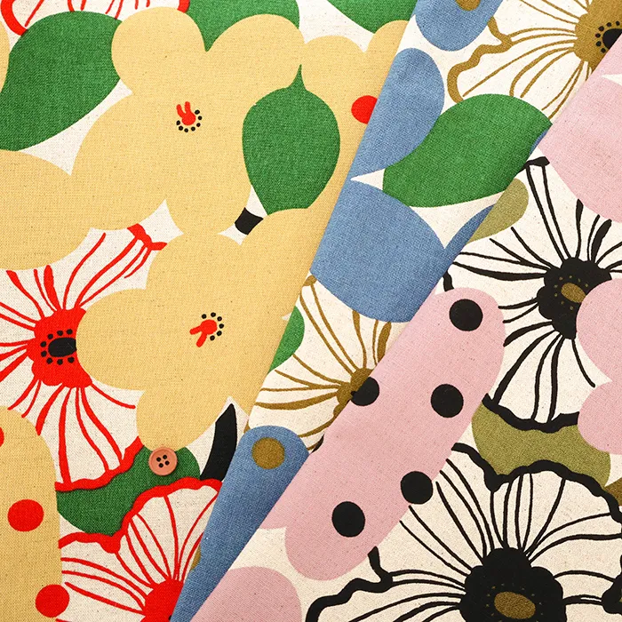 C/Lキャンバスプリント生地　マルシェ