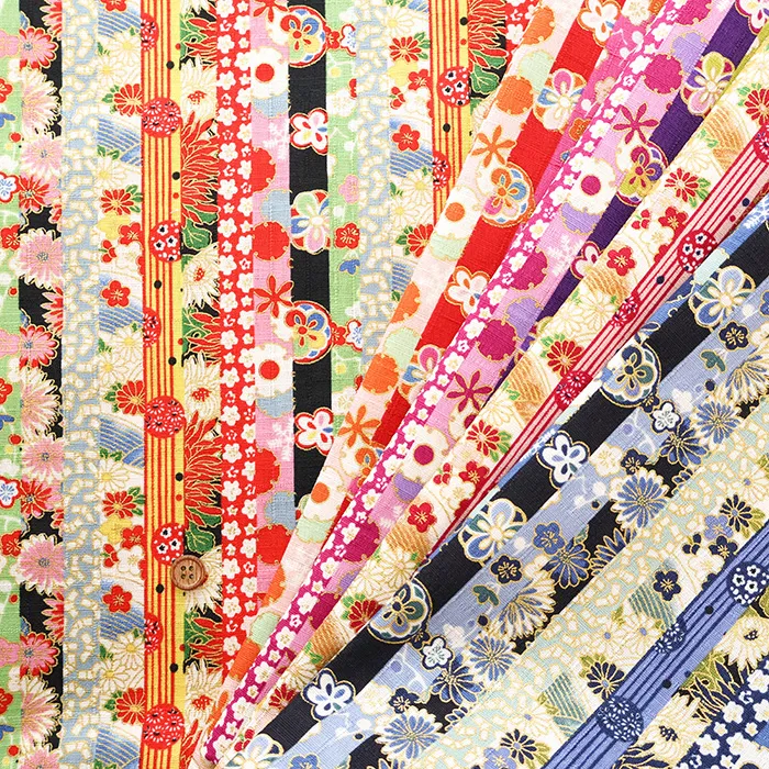 コットンドビープリント生地　モダンパッチワーク