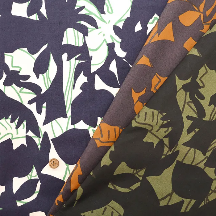 コットン60タイプライター生地　フラワー