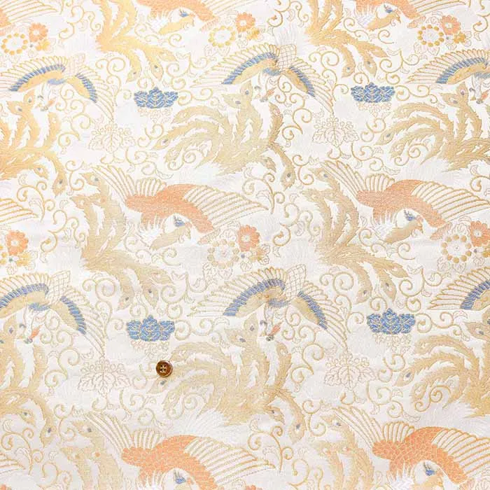 金襴　唐草鳳凰