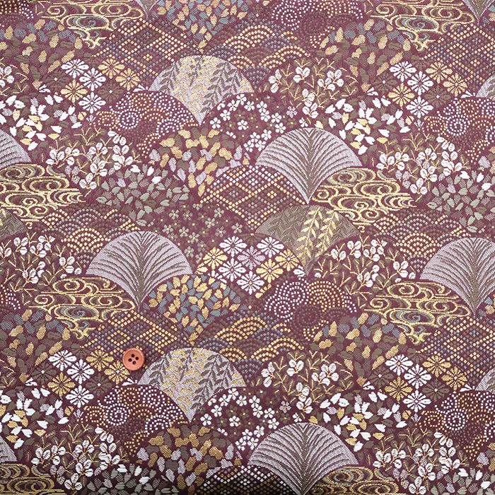 金襴　古紋青海波