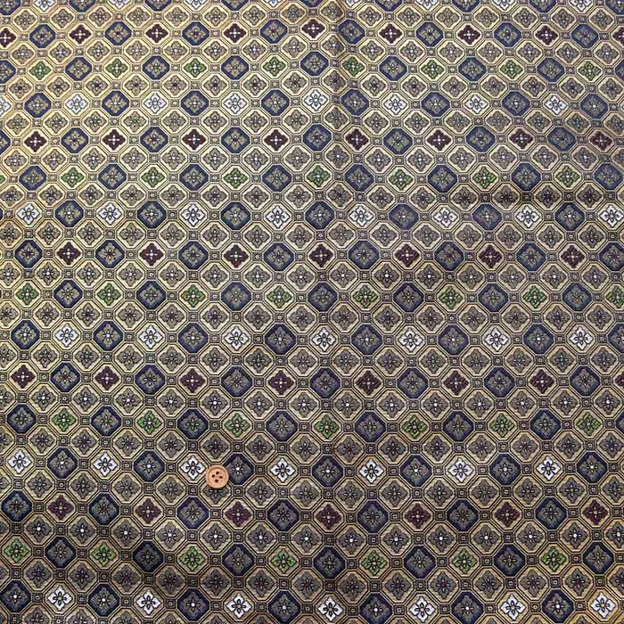 金襴　蜀江模様