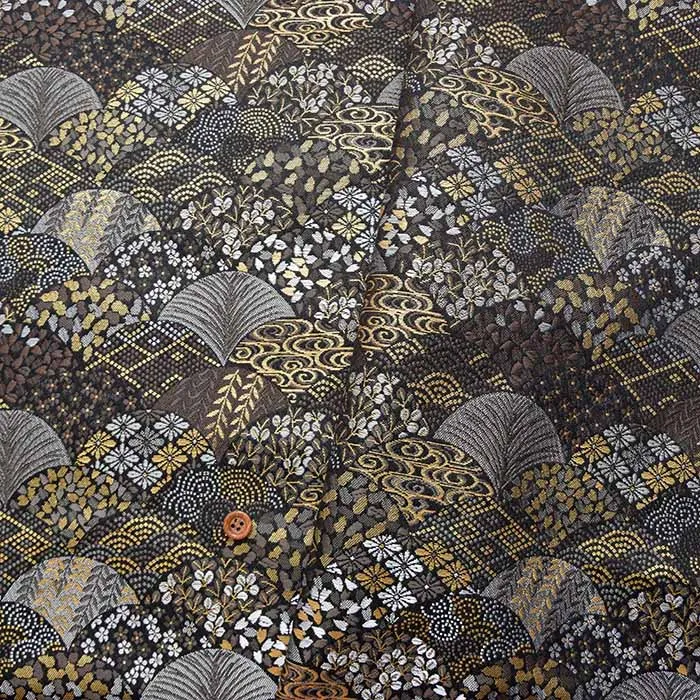 金襴　古紋青海波