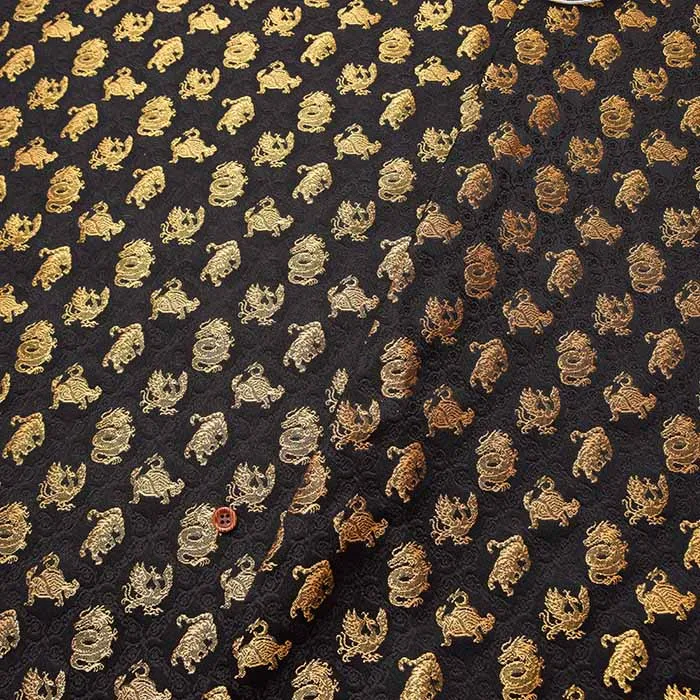 金襴　龍亀鳳凰寅