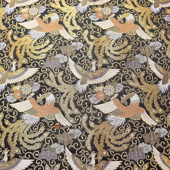 金襴　唐草鳳凰
