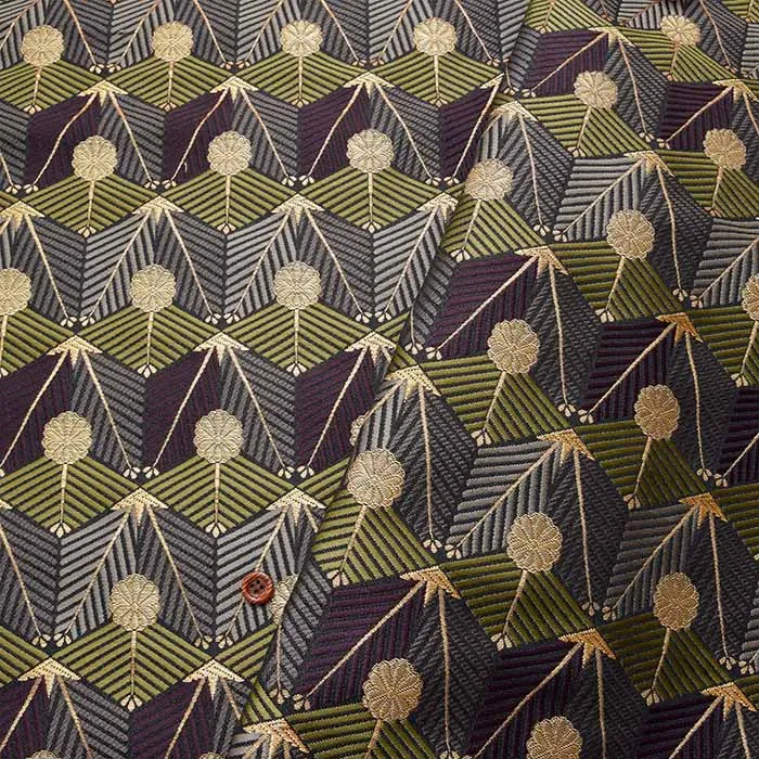 金襴　ヘリンボンキューブ