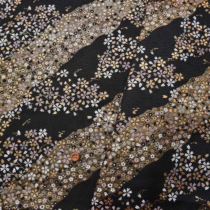 金襴　桜青海波