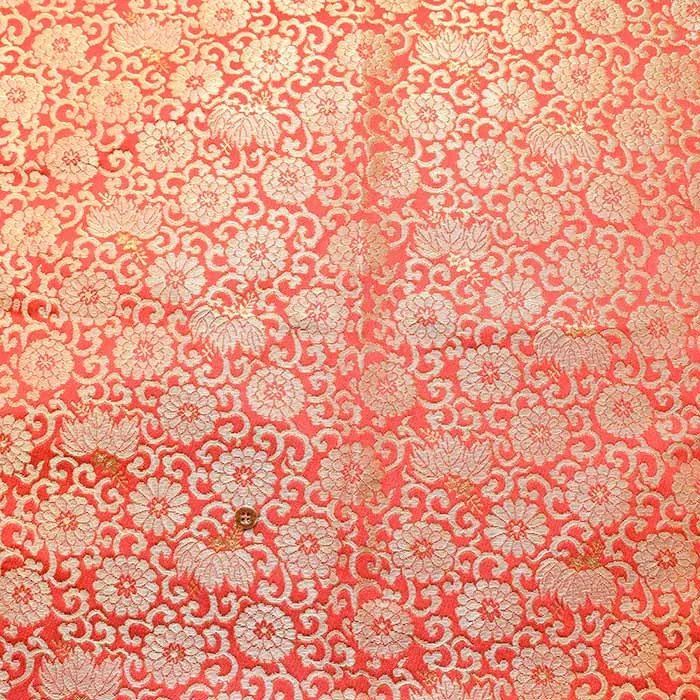 金襴　菊と唐草