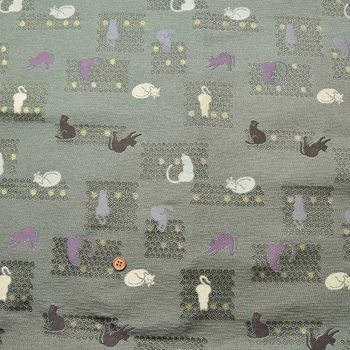 金襴　ネコ肉球