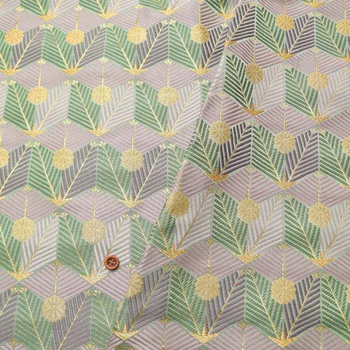 金襴　ヘリンボンキューブ