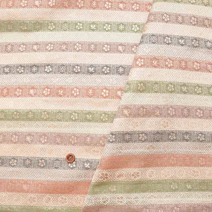 金襴　七宝六つ花