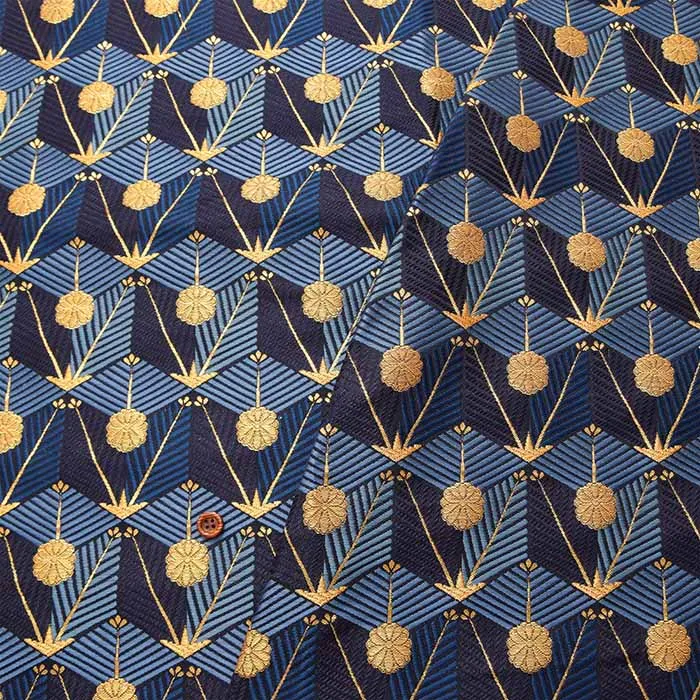 金襴　ヘリンボンキューブ