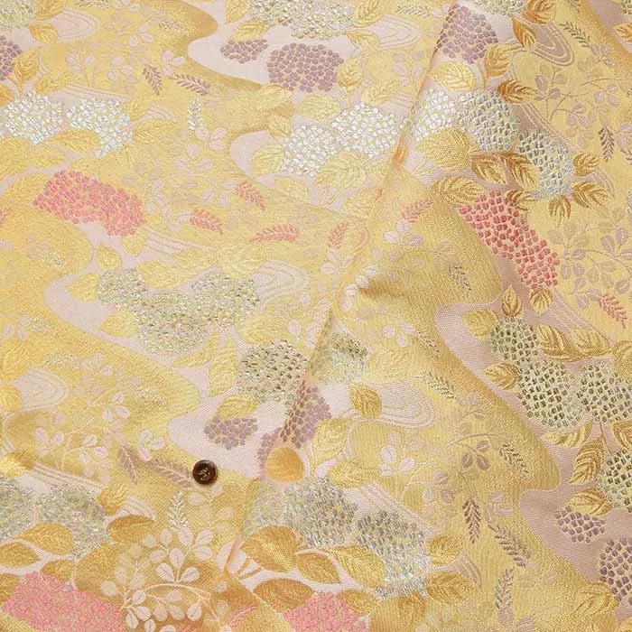 金襴　紫陽花流線