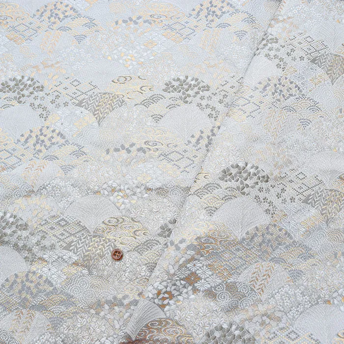 金襴　古紋青海波