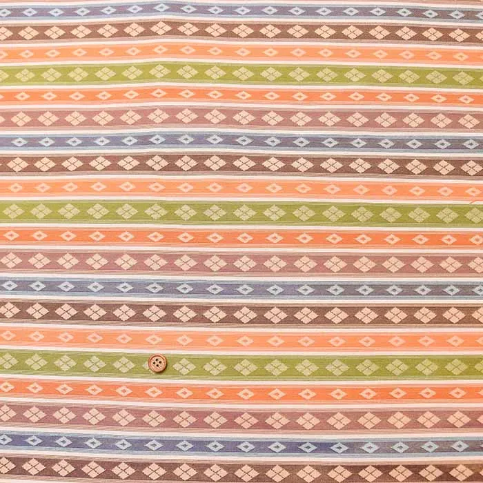 金襴　菱ボーダー