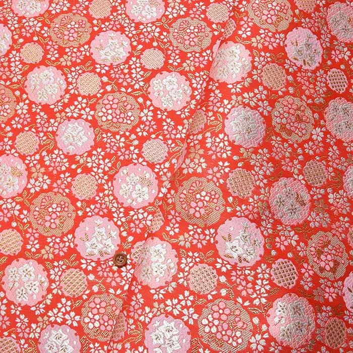 金襴　桜ぼんぼり