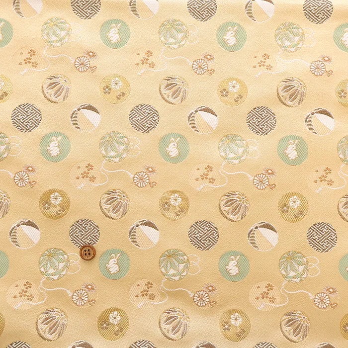 金襴　鞠とうさぎ