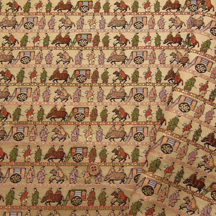 金襴　大名行列