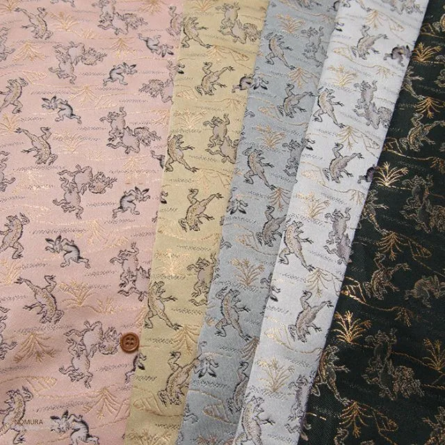 金襴　鳥獣戯画