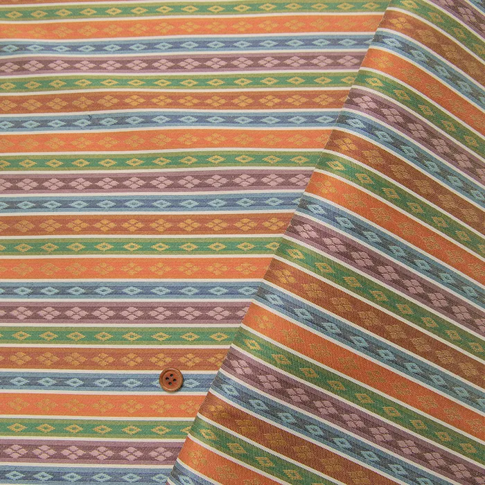 金襴　菱ボーダー