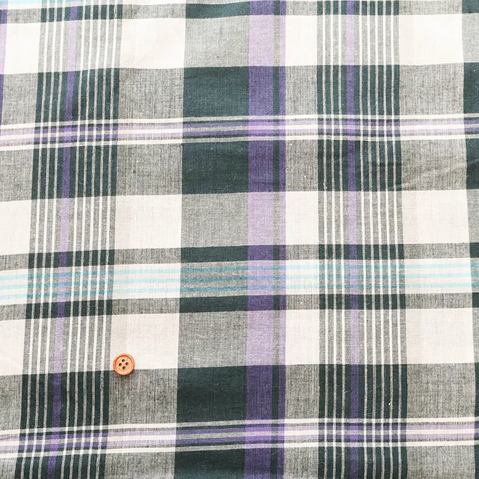 インド製　コットン先染マドラスチェック生地