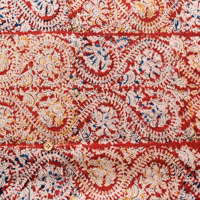 インド製　コットンカラムカリプリント生地　更紗