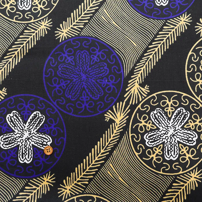 インド製　コットンアフリカンブロックプリント生地