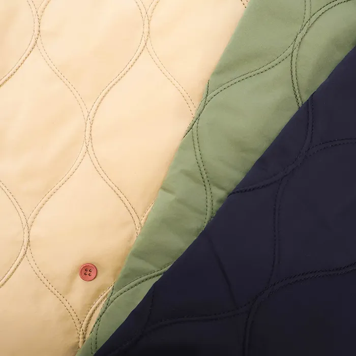 弱撥水加工　デザインキルト生地