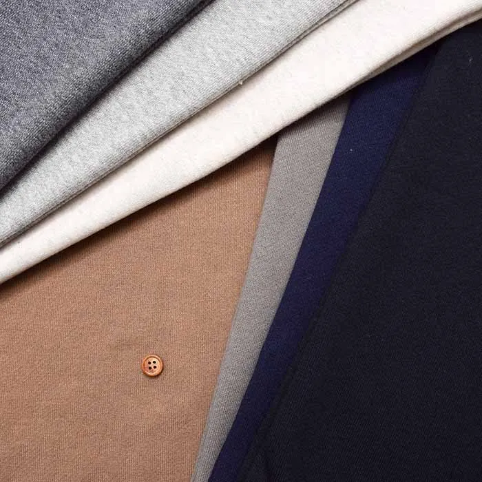 抗菌・防臭加工　コットンスウェットニット生地　無地