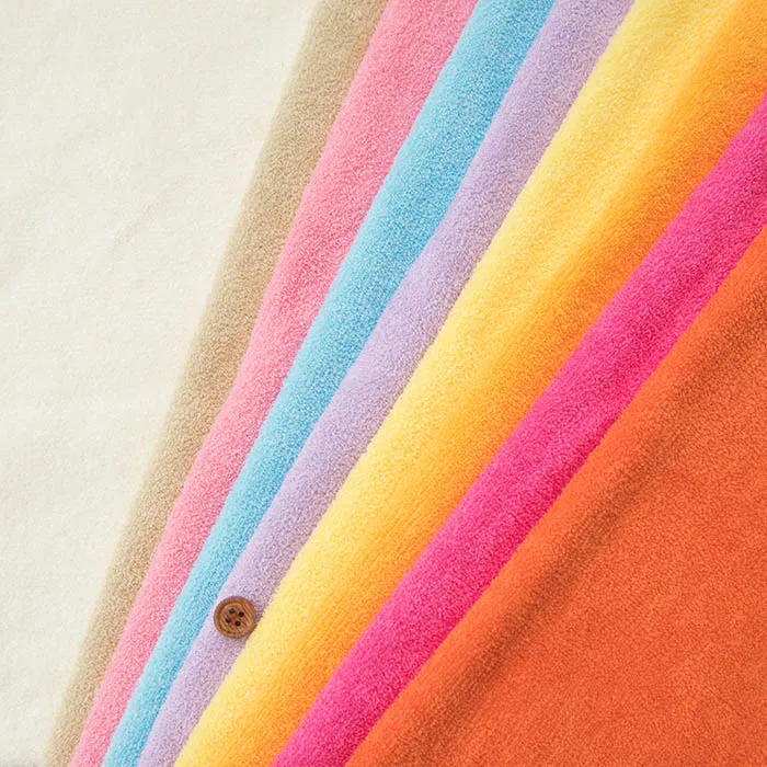 コットンパイル　無地　マカロンポップ