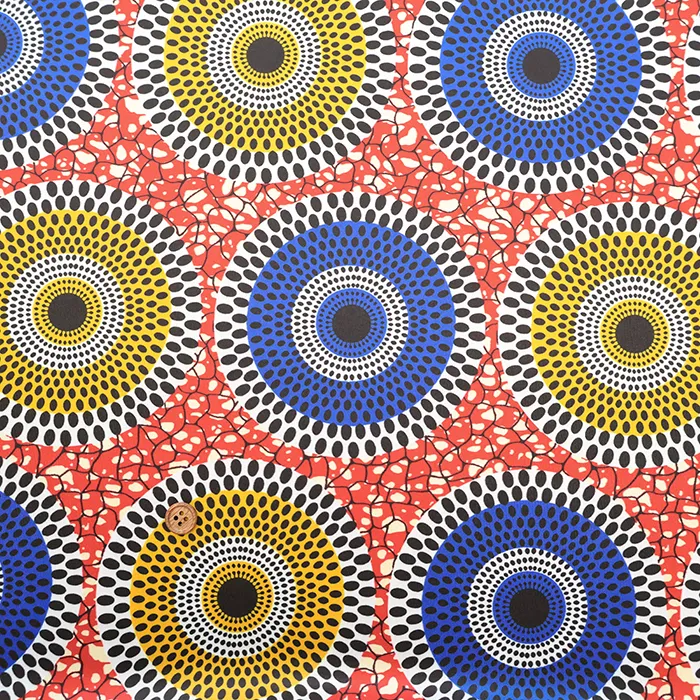 中国製　ポリエステルインクジェットニットプリント生地　MLT×COSMO　アフリカン