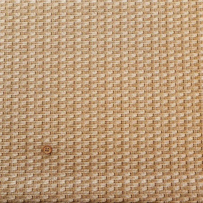 中国製　合皮　かご風プリント生地