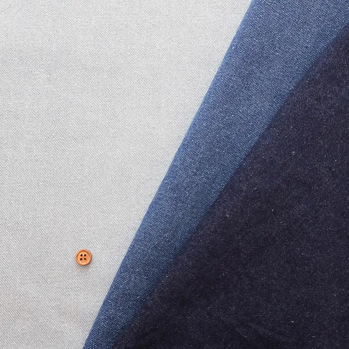 中国製　コットン10オンスデニム生地　無地