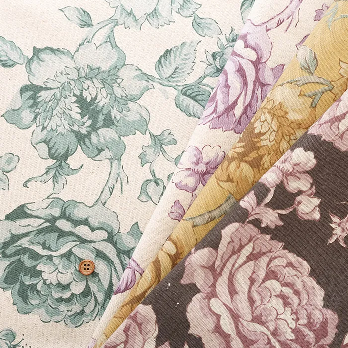 C/Lキャンバスプリント生地　~neige ＋~　フラワー