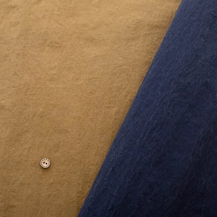 撥水加工　リサイクルナイロンタッサー生地　KONBU(2-061-b763z-3-5)