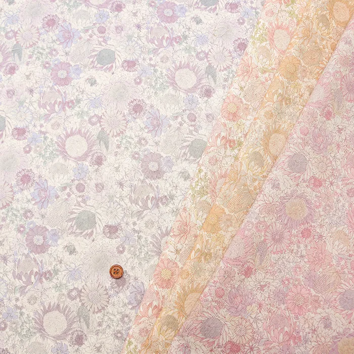 コットンスケアプリント生地　Potpourri
