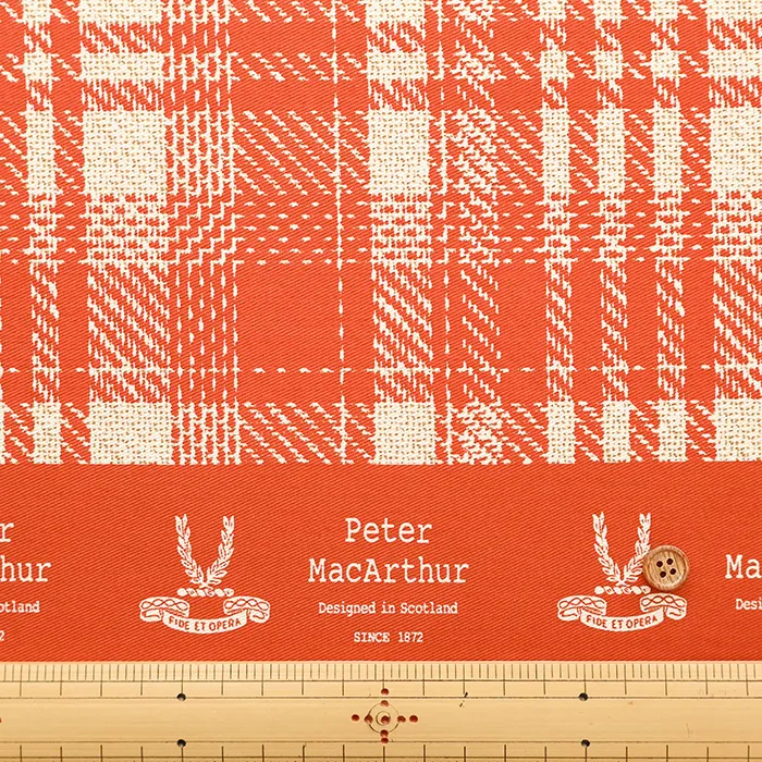 コットンツイルプリント生地　Peter MacArthur Tartan Check