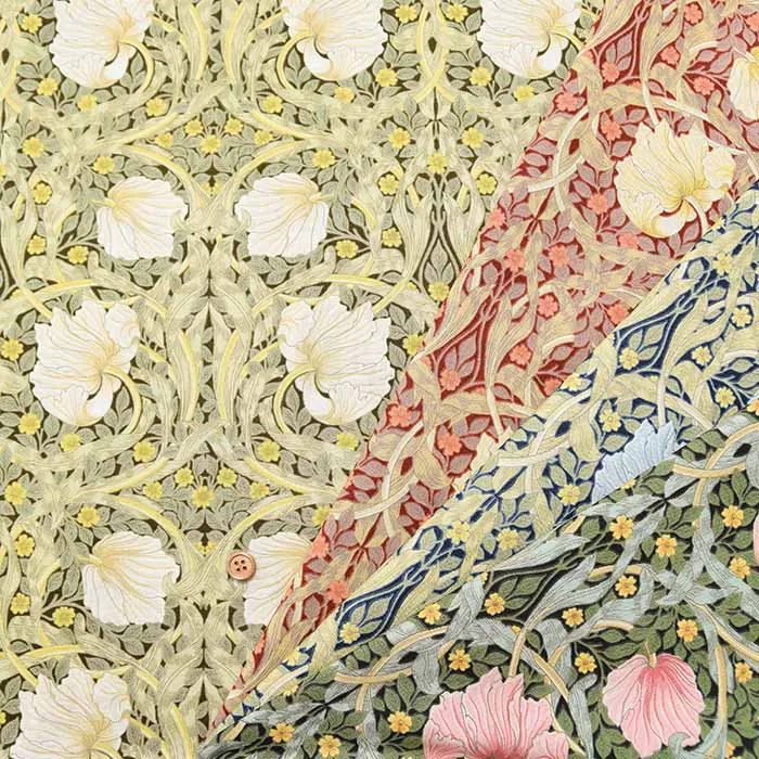 コットンプリント生地　V&A William Morris Pimpernel