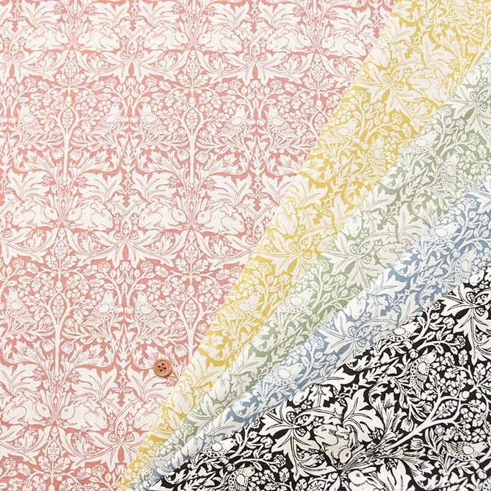 コットンプリント生地　V&A William Morris Brother Rabbit