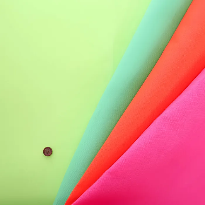 ポリエステルオックス生地　ネオンカラー無地(2-065-25500)