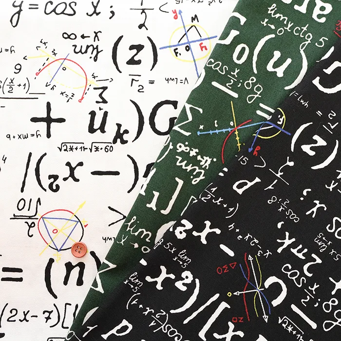 コットンオックスプリント生地　数式