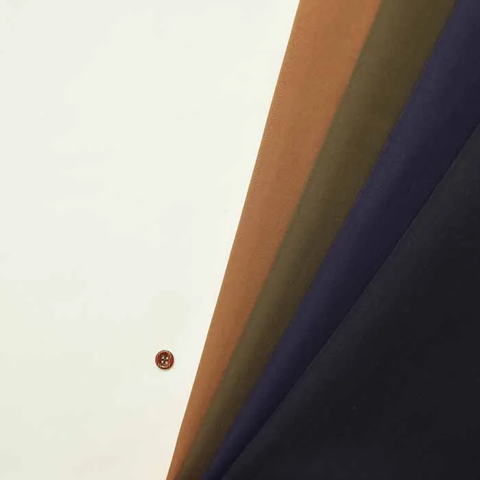 耐久撥水加工　コットンライクナイロンタッサー生地　無地(2-065-n1988dwr)