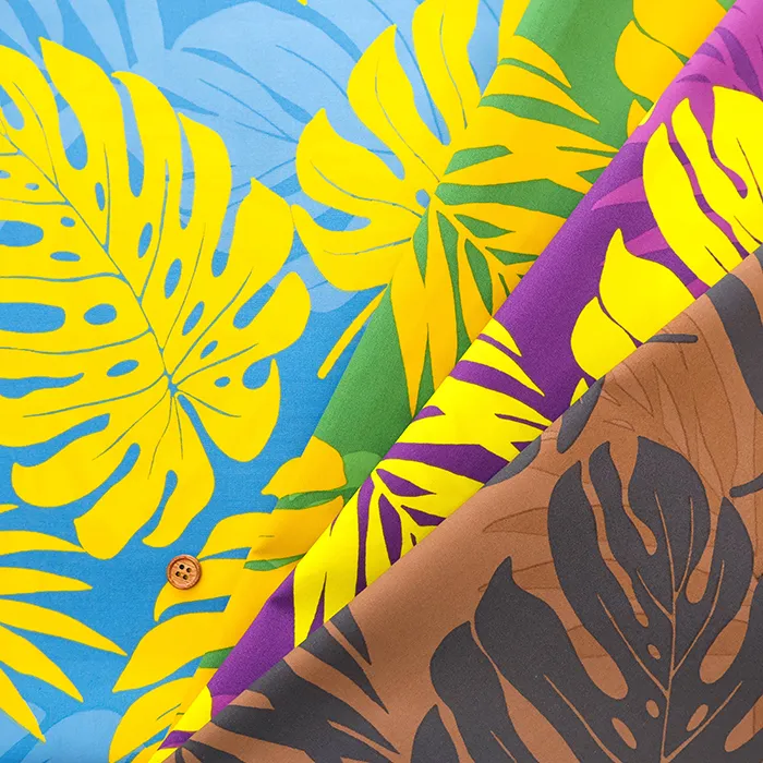 T/Cハワイアンプリント生地