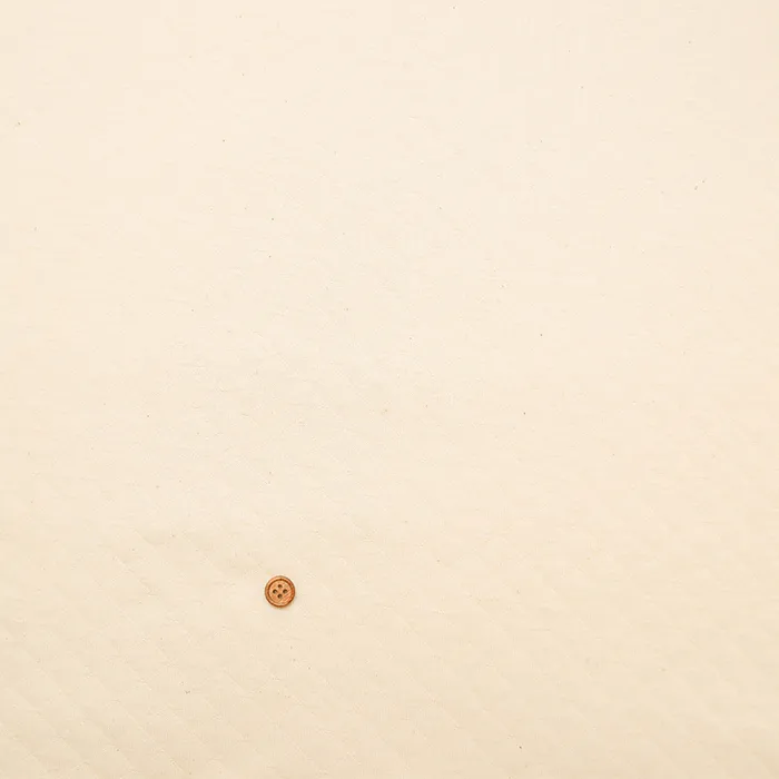 オーガニックコットンキルトニット生地　無地