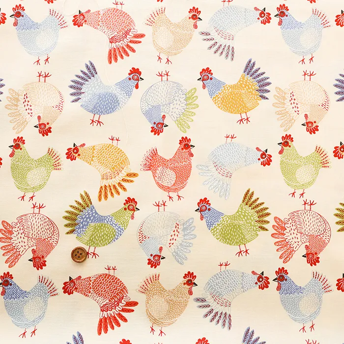 USAコットンプリント生地　moda　The Henbouse
