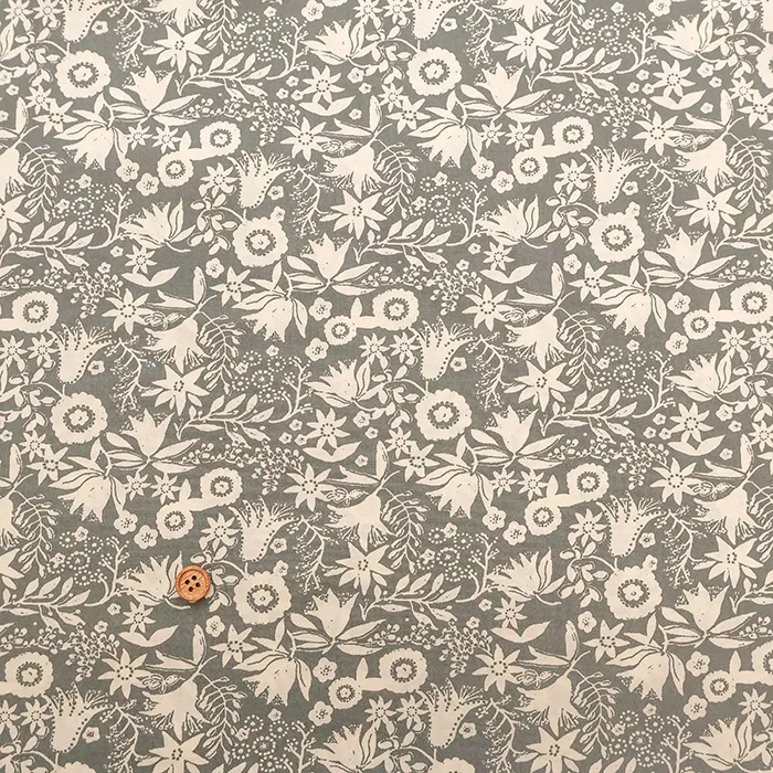 韓国製　コットン60ローンプリント生地　MAISON bornne BY BENEBENE　ボタニカル