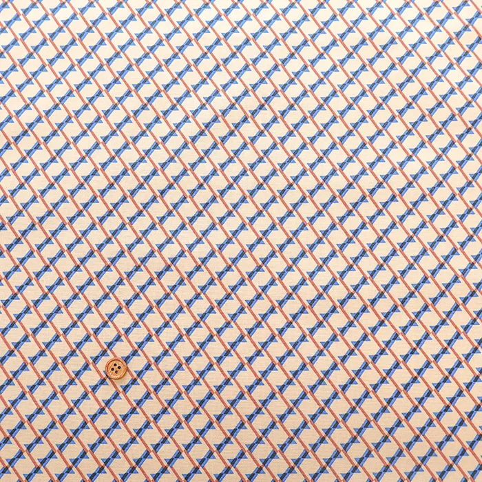 韓国製　コットンシーチングプリント生地　MAISON bornne BY BENEBENE　幾何学