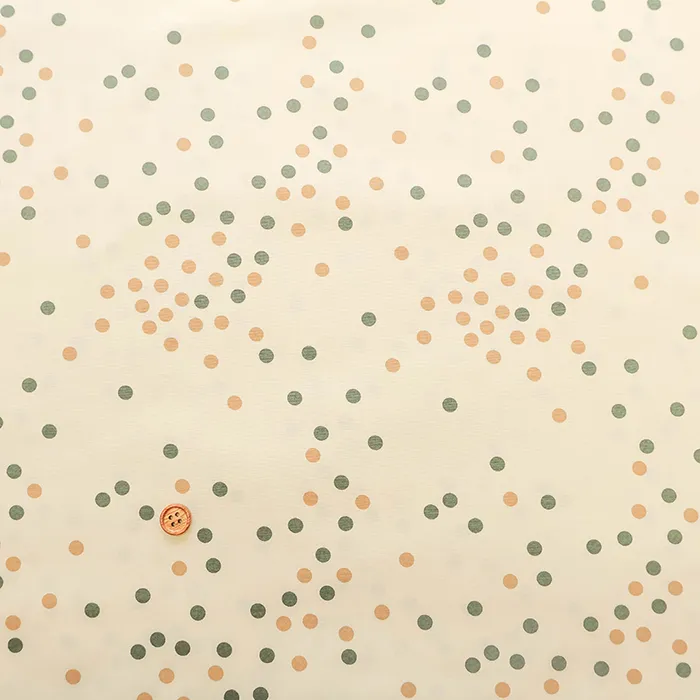 韓国製　コットンブロードプリント生地　MAISON bornne BY BENEBENE　ドット