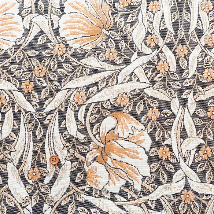 スペイン製　AS Fabrics　ポリエステルジャガード生地　MORRIS　Pimpernel