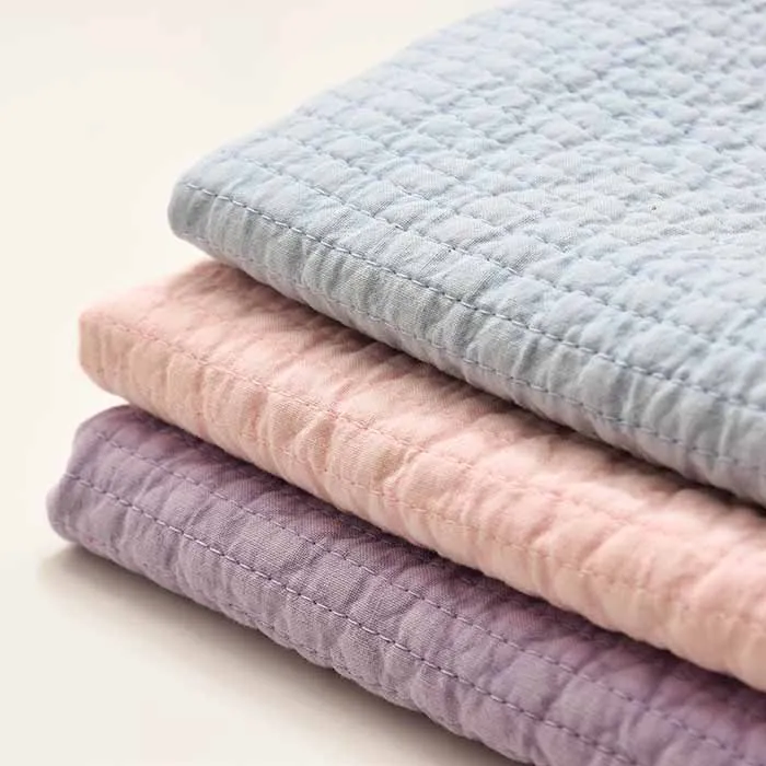 韓国製　コットンシーチング　ストライプイブルキルト生地